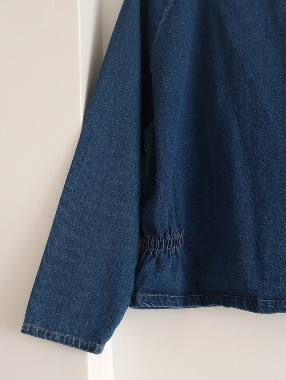 Vintage 100% Cotton Blue Denim Work Wear Jacket Size XL - Picture 11 of 13